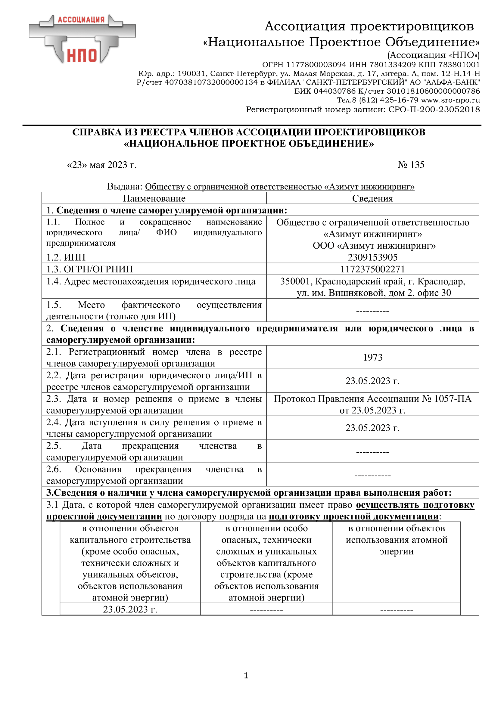 АС НПО