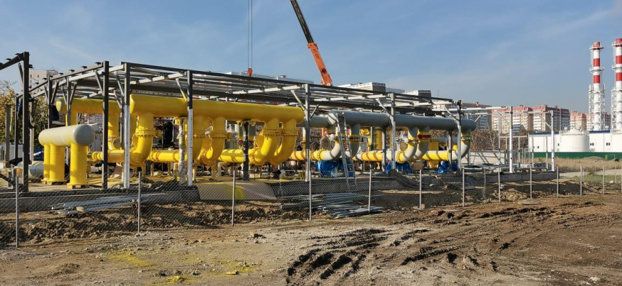 Строительство межпоселкового газопровода 